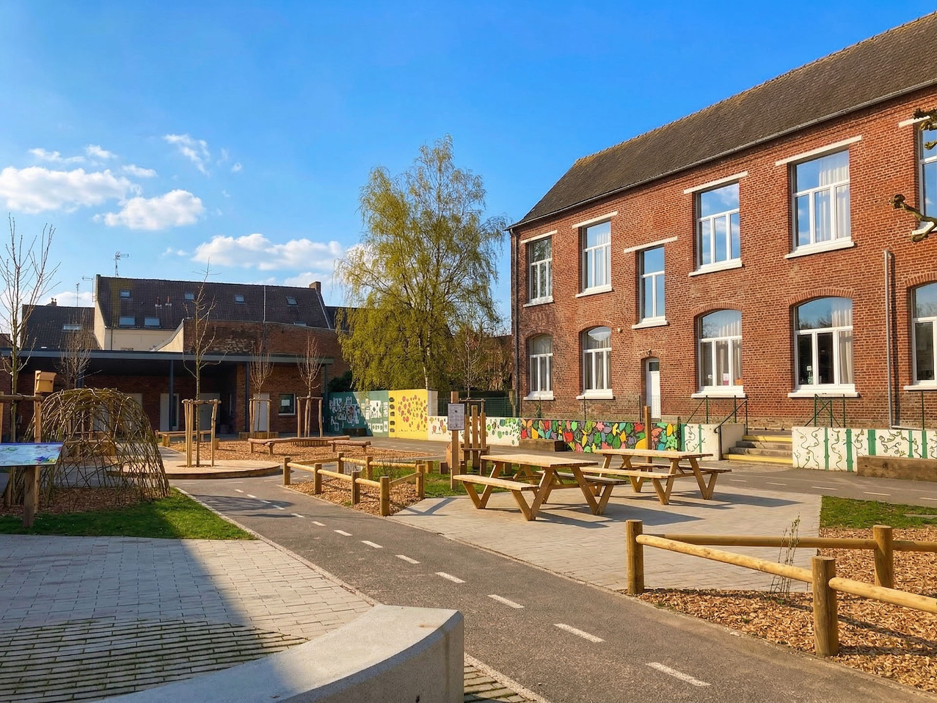 Paysage 360 - Requalification de la cour d’école du centre